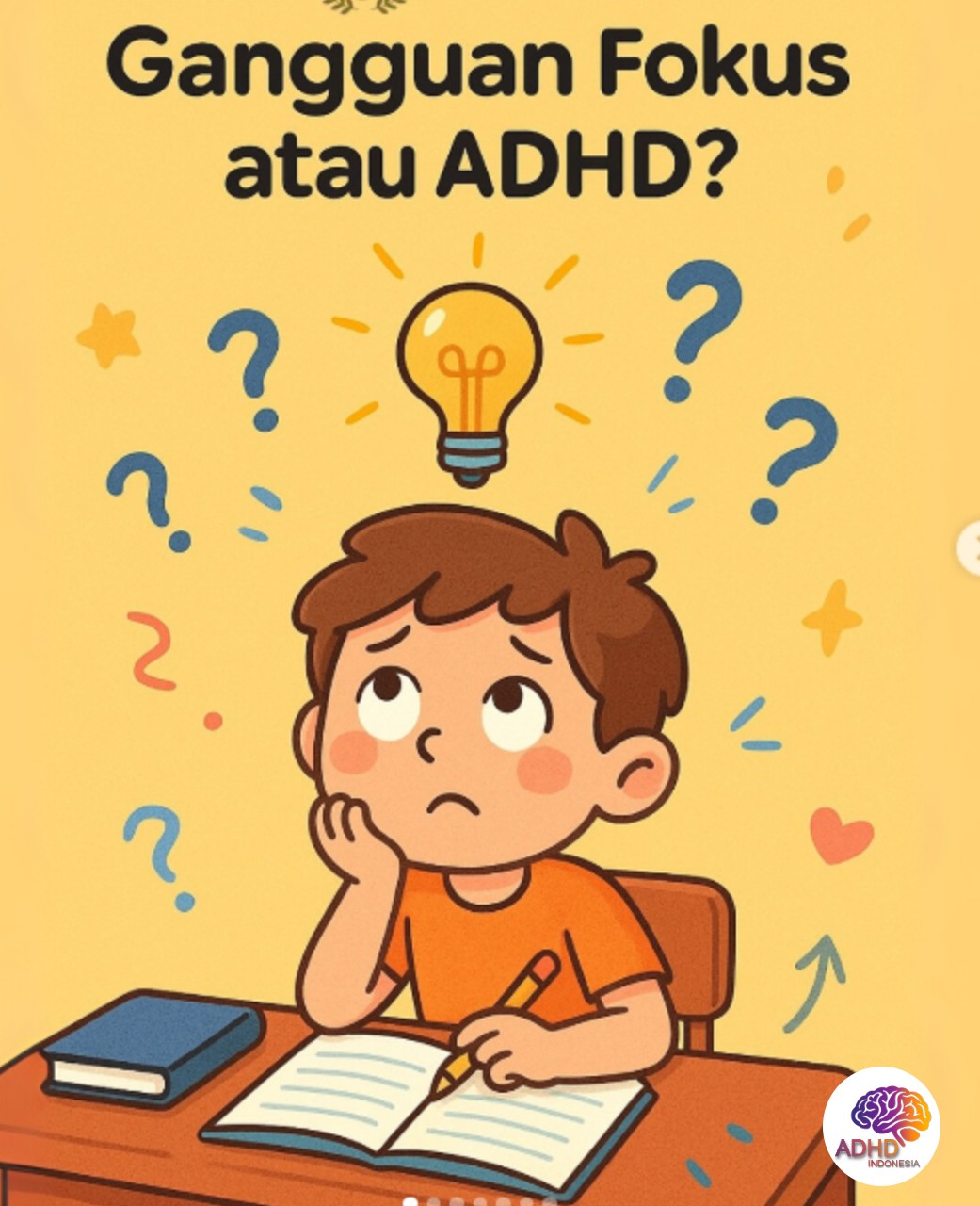 ADHD dan Kesulitan Fokus Anak: Edukasi untuk Keluarga di Kabupaten Bantul