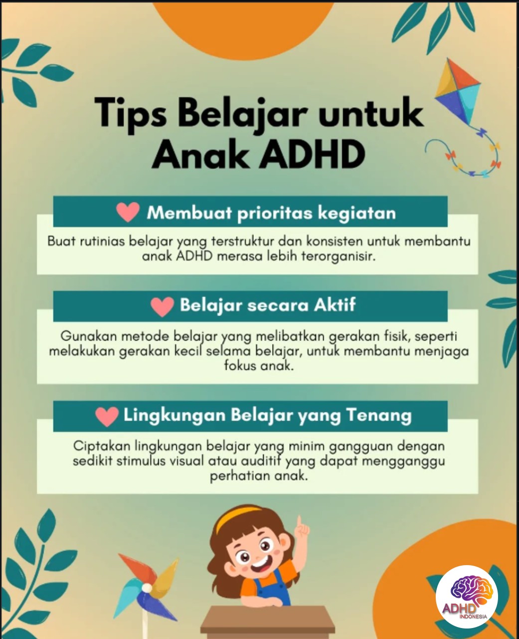 Strategi Belajar yang Cocok untuk Anak ADHD di Kabupaten Bantul